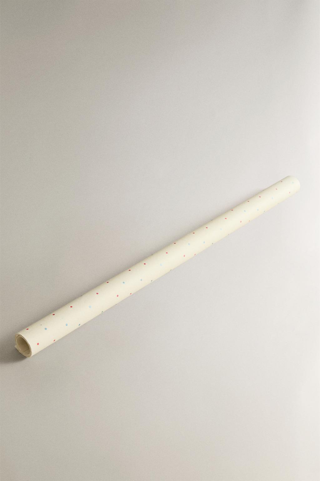 Оберточная бумага в горошек