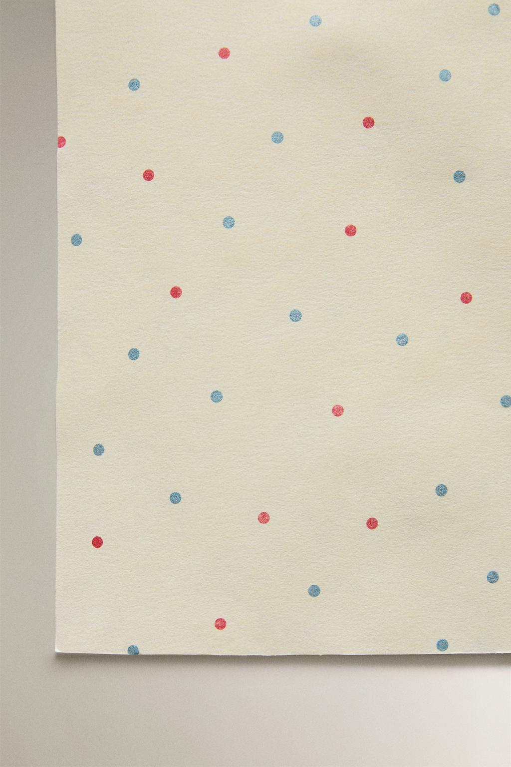 Оберточная бумага в горошек