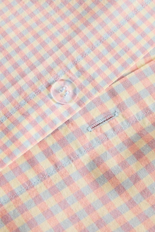 Детское одеяло из хлопка в клетку- Заказать в России