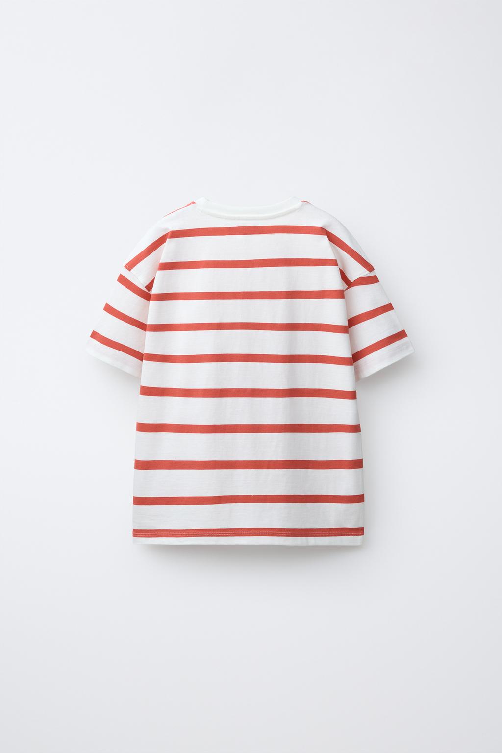 ФУТБОЛКА HEAVY WEIGHT В ПОЛОСКУ С НАДПИСЬЮ