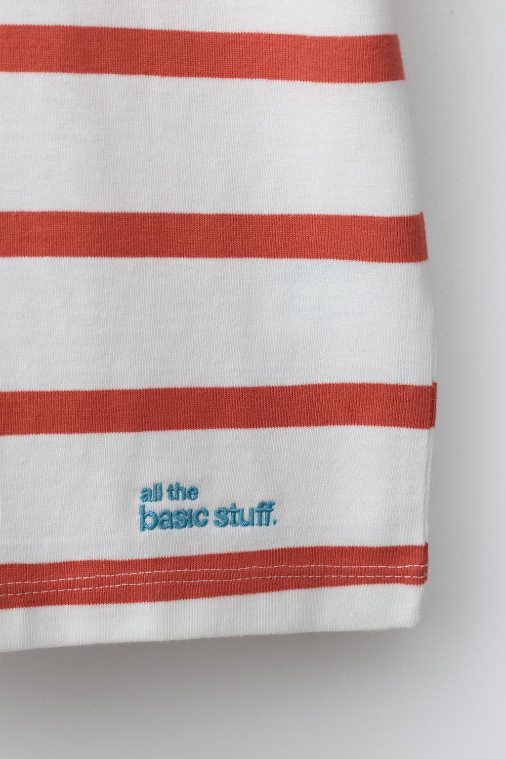 ФУТБОЛКА HEAVY WEIGHT В ПОЛОСКУ С НАДПИСЬЮ