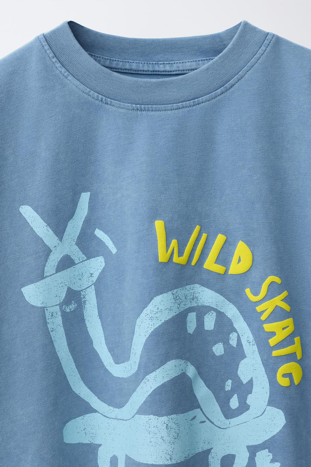 ФУТБОЛКА С ПРИНТОМ «СКЕЙТ»