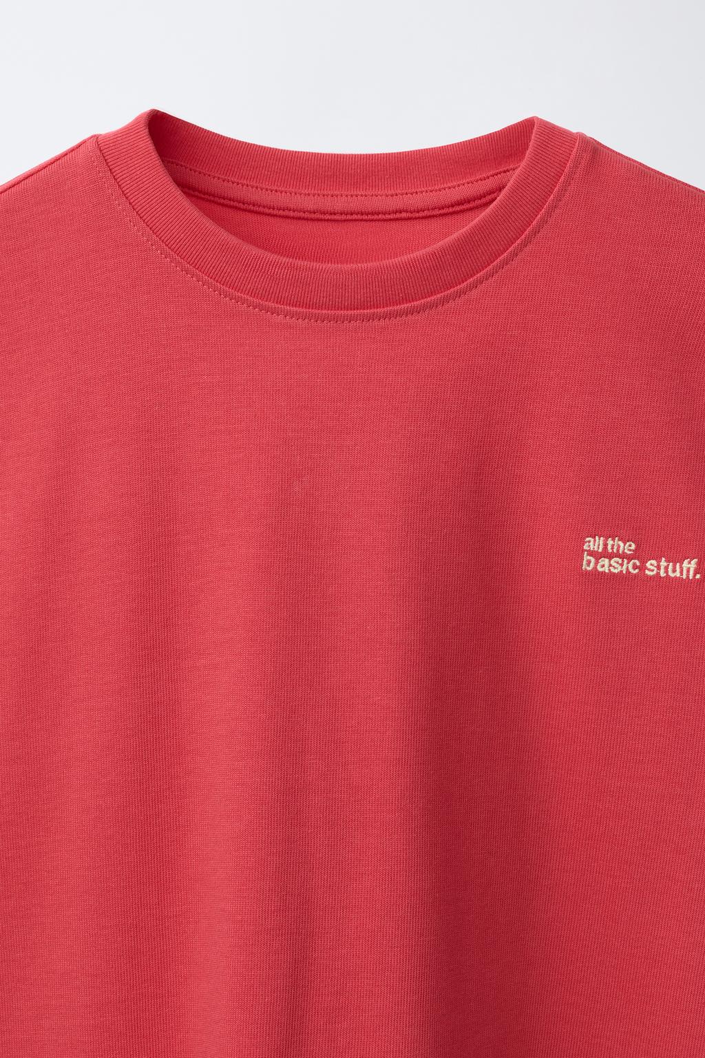 ФУТБОЛКА HEAVY WEIGHT С ВЫШИТОЙ НАДПИСЬЮ