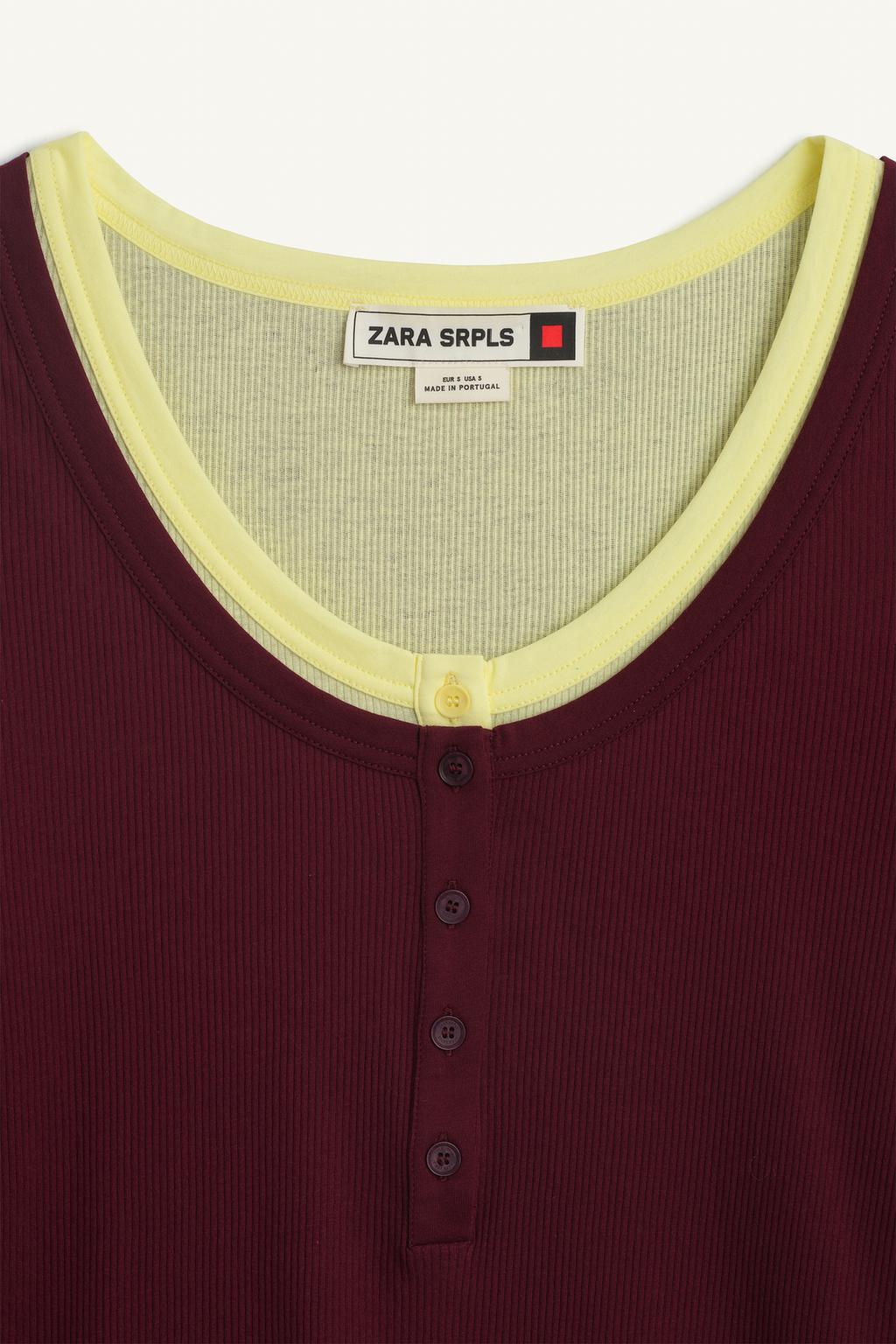 Хлопковая двойная футболка 16