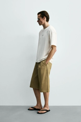 Футболка с вышивкой и текстовым принтом- Заказать в России