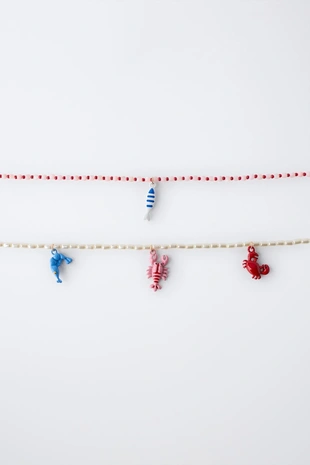 Набор из двух ожерелий с бусинами и морскими элементами- Заказать в России