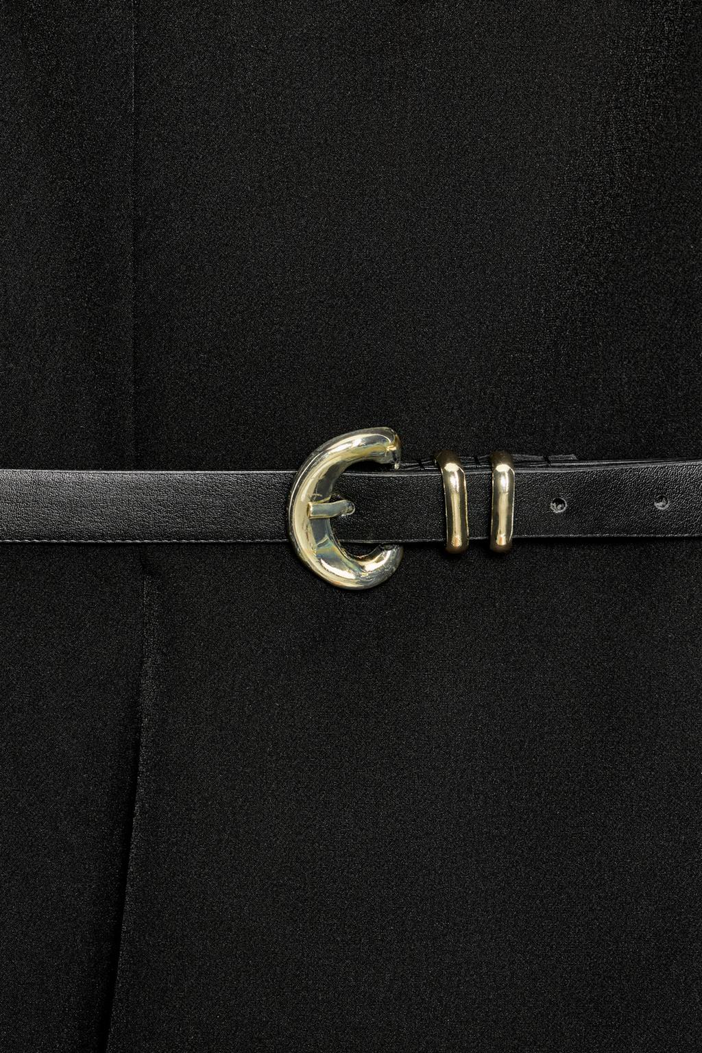 МИНИ-ПЛАТЬЕ С РЕМНЕМ