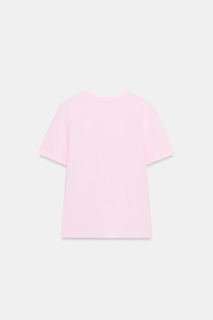 Футболка с цветочным рельефом- Заказать в России