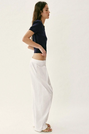 Трикотажный топ с бусинами- Заказать в России