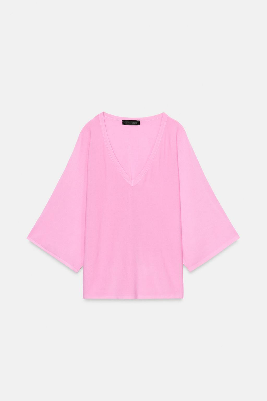 ДЖЕРСИ С V-ОБРАЗНЫМ ВЫРЕЗОМ