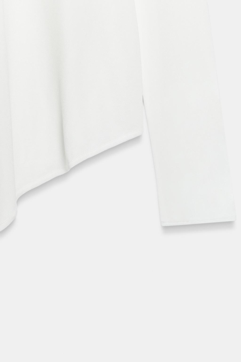 ДЛИННЫЙ СВИТЕР АСИММЕТРИЧНОГО КРОЯ