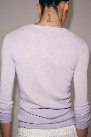 Свитер с пуговицами- Заказать в России