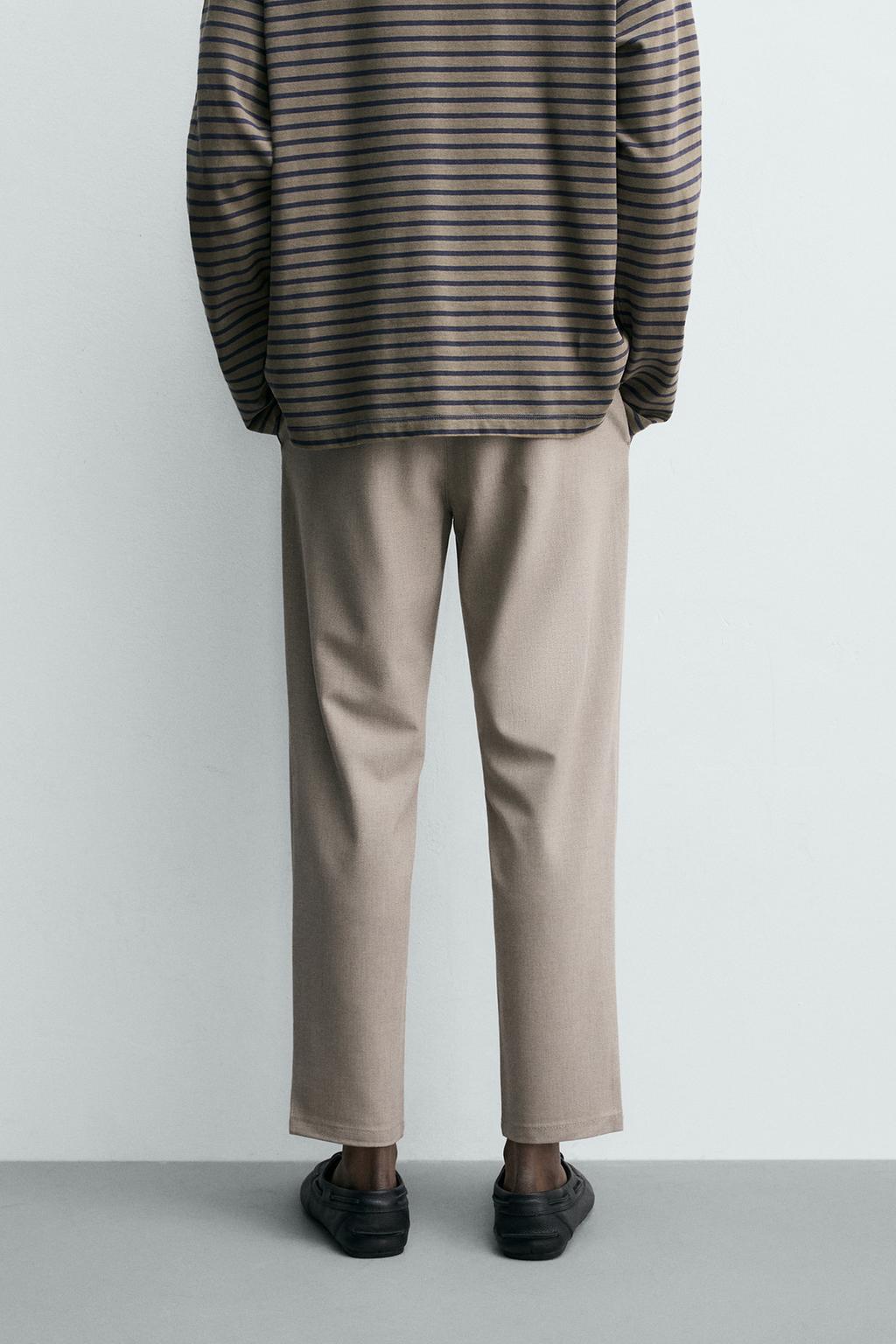 БРЮКИ ЧИНОС ИЗ ЭЛАСТИЧНОЙ ТКАНИ