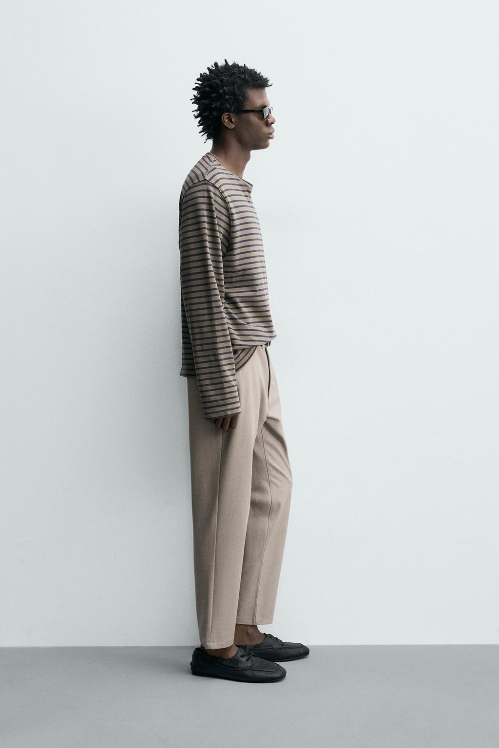 БРЮКИ ЧИНОС ИЗ ЭЛАСТИЧНОЙ ТКАНИ