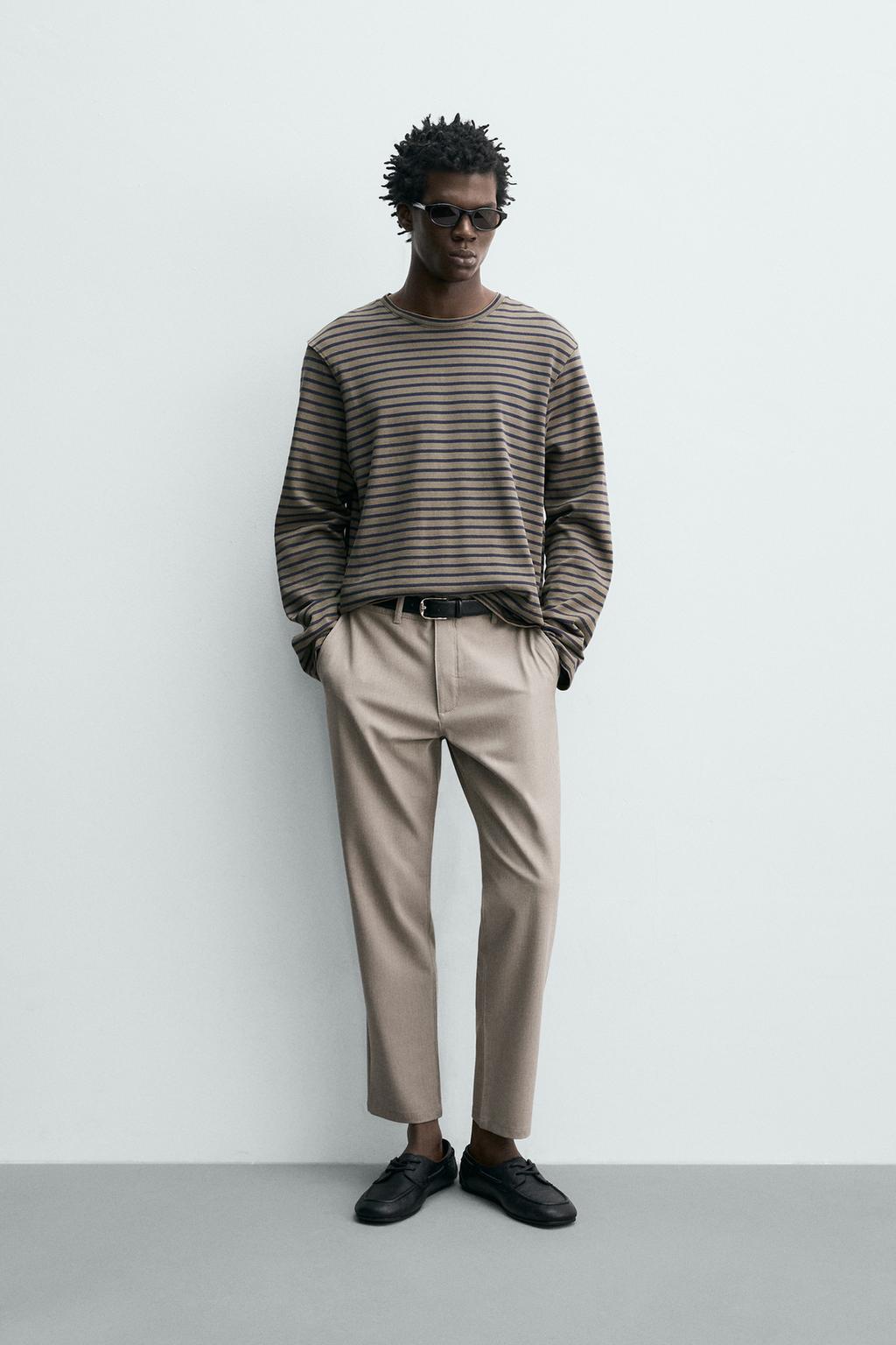 БРЮКИ ЧИНОС ИЗ ЭЛАСТИЧНОЙ ТКАНИ