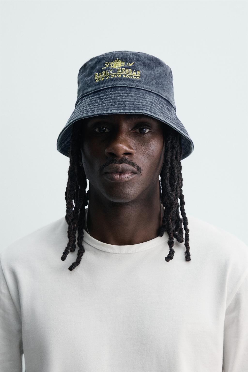 ПАНАМА С ВЫШИВКОЙ И ЭФФЕКТОМ ПОТЕРТОСТИ