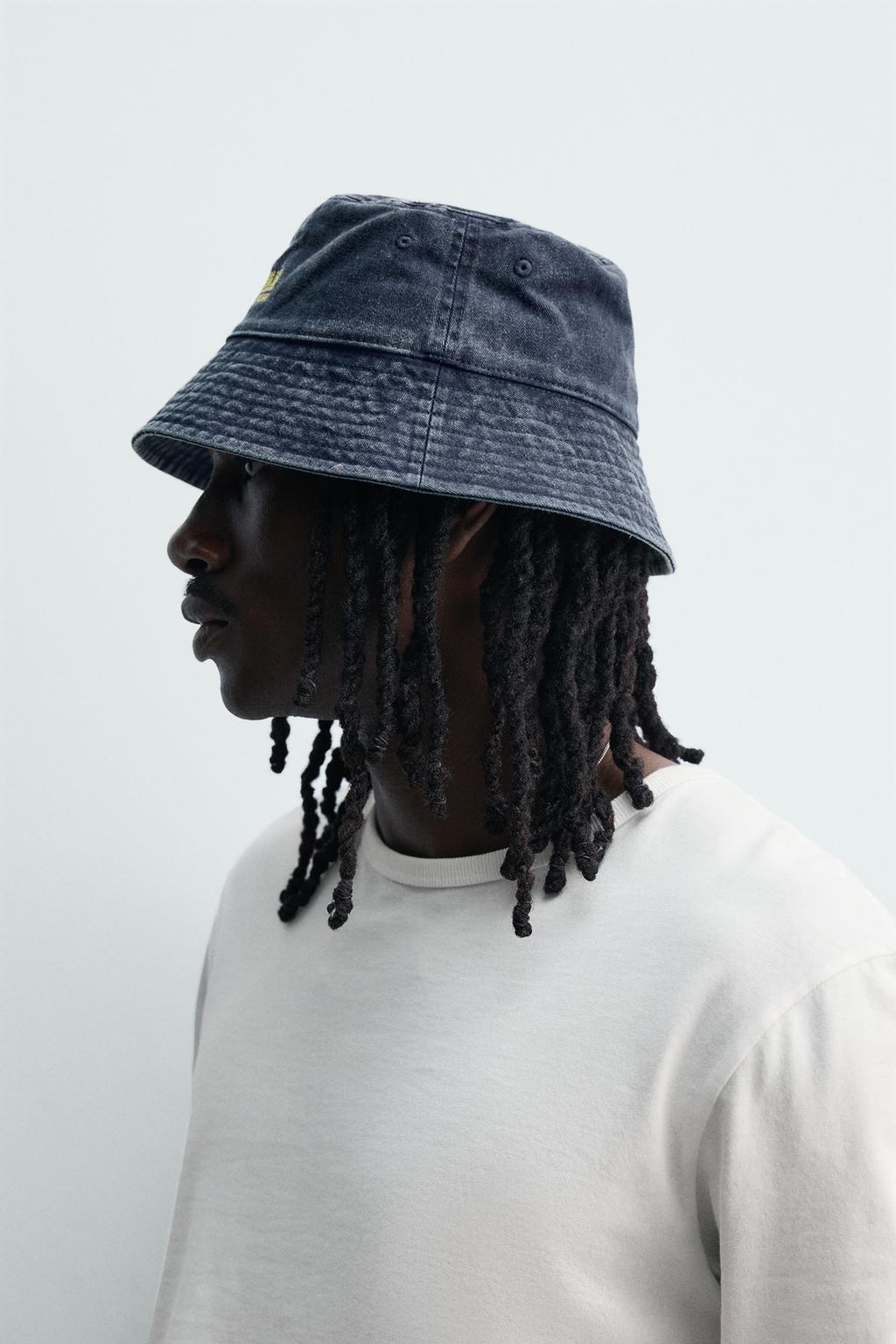 ПАНАМА С ВЫШИВКОЙ И ЭФФЕКТОМ ПОТЕРТОСТИ