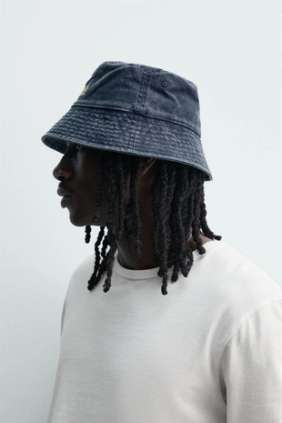 Панама с вышивкой и эффектом потертости- Заказать в России