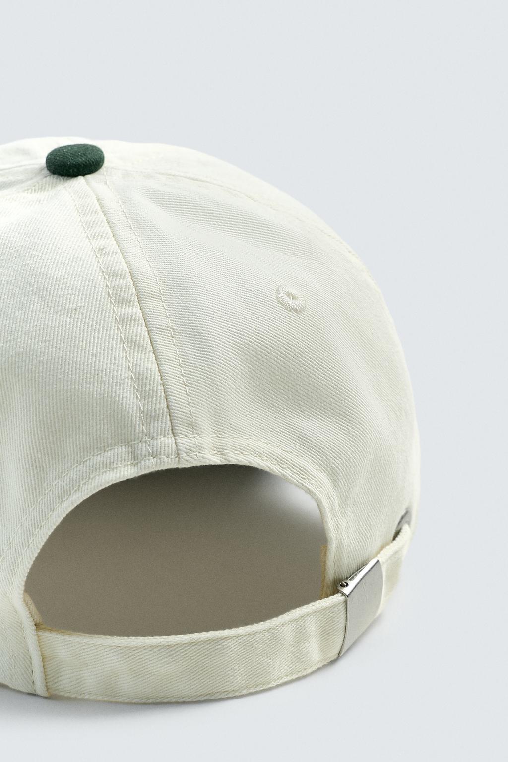 КЕПКА С ЭФФЕКТОМ ПОТЕРТОСТИ И КОНТРАСТНОЙ ВЫШИВКОЙ