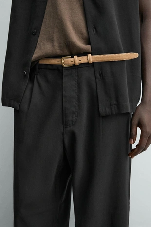 Брюки Relaxed Fit из струящейся ткани- Заказать в России