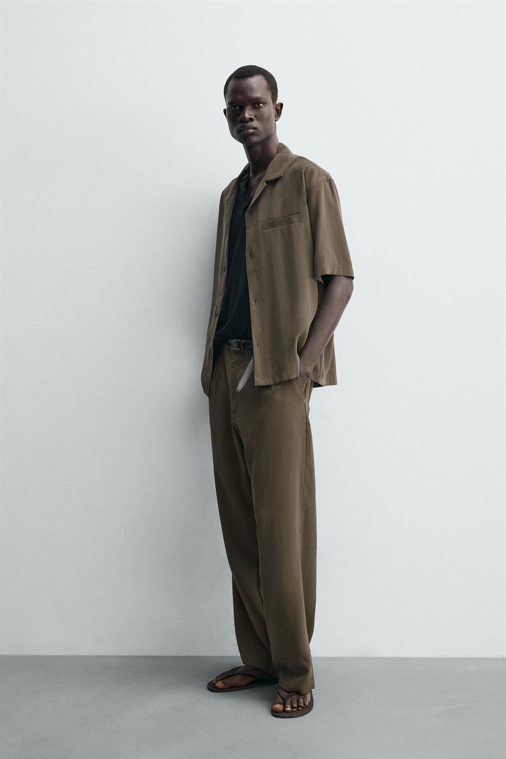 СТРУЯЩИЕСЯ БРЮКИ RELAXED FIT