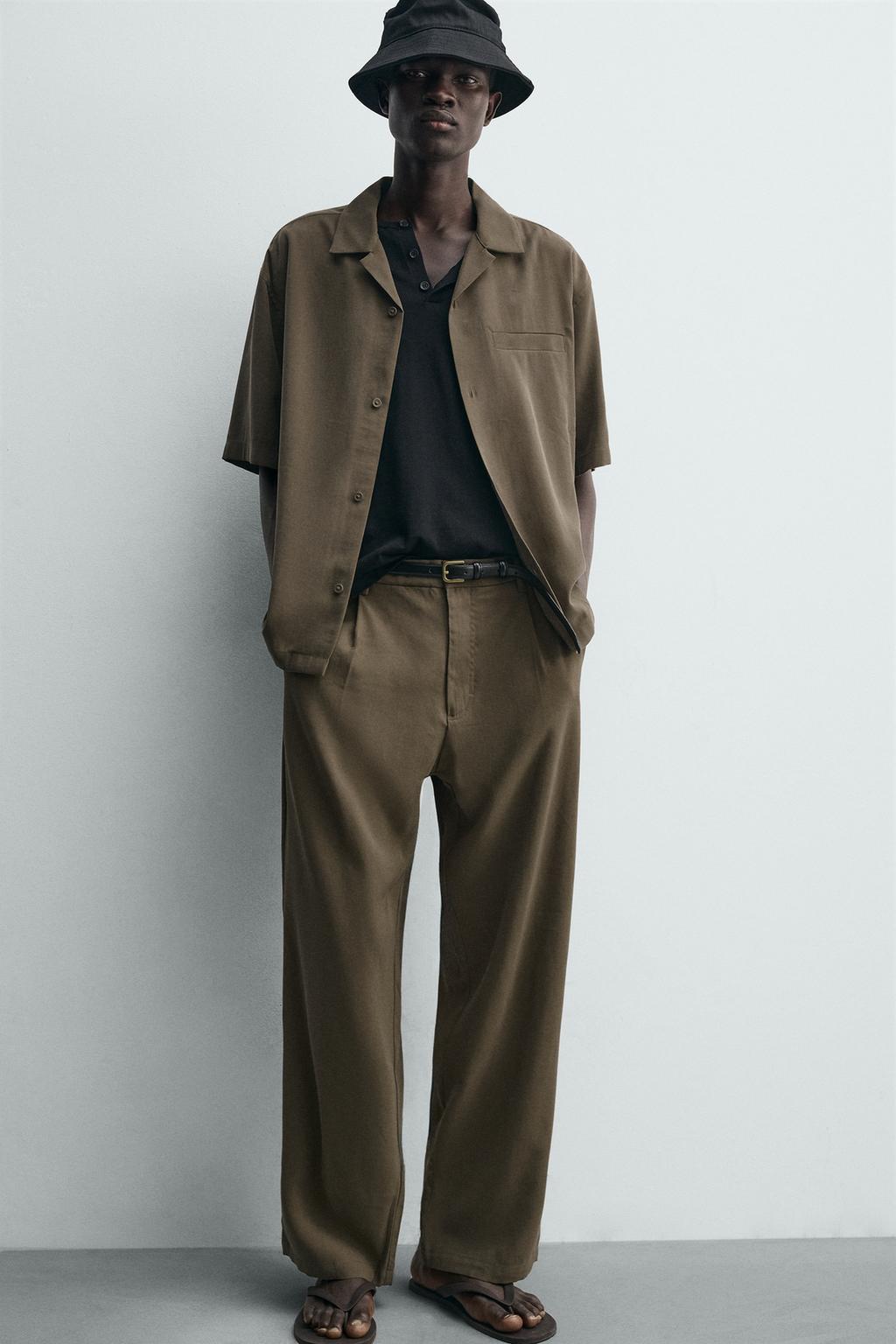 СТРУЯЩИЕСЯ БРЮКИ RELAXED FIT