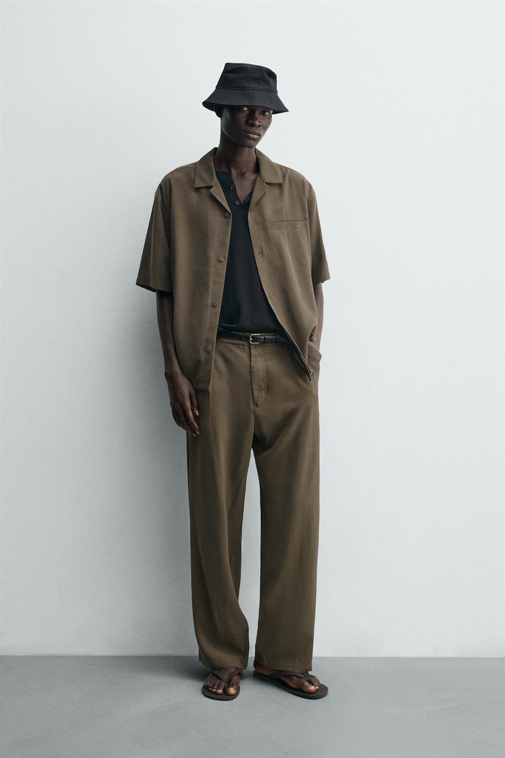 СТРУЯЩИЕСЯ БРЮКИ RELAXED FIT