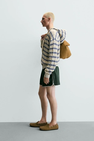 Кардиган с косами и капюшоном- Заказать в России