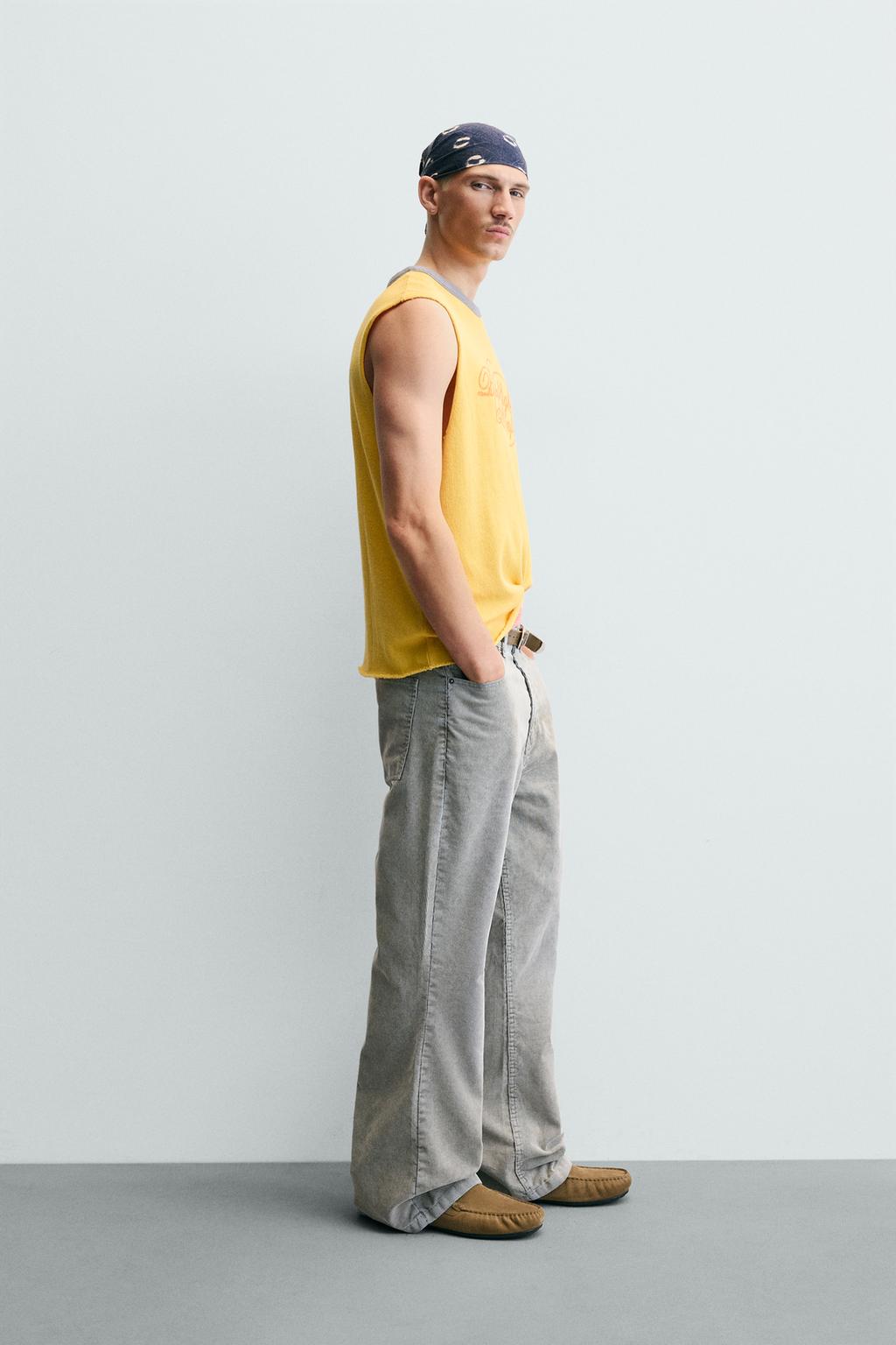 ТРИКОТАЖНЫЙ ТОП С ПРИНТОМ