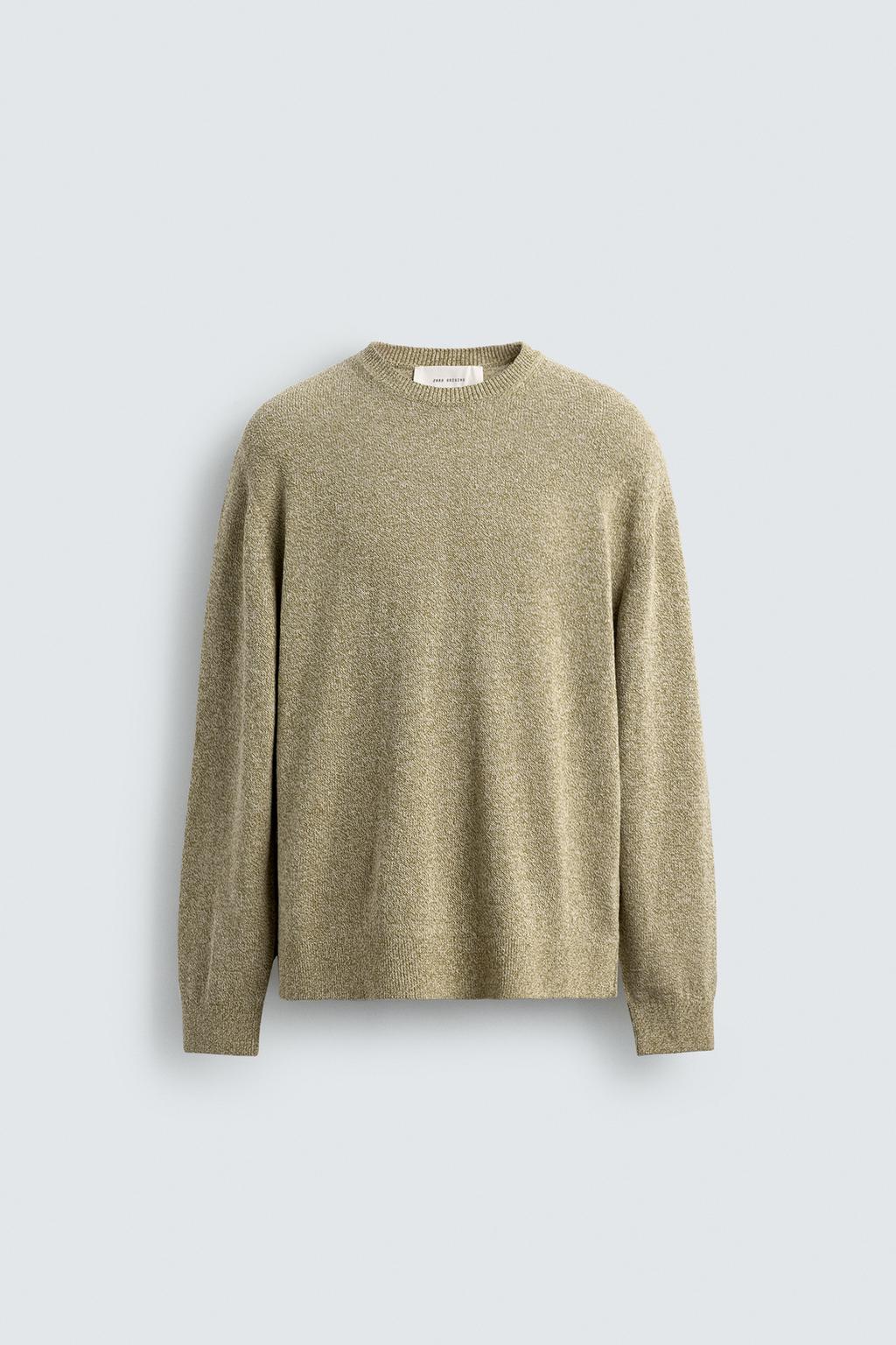 СВИТЕР ИЗ СМЕСОВОГО ХЛОПКА