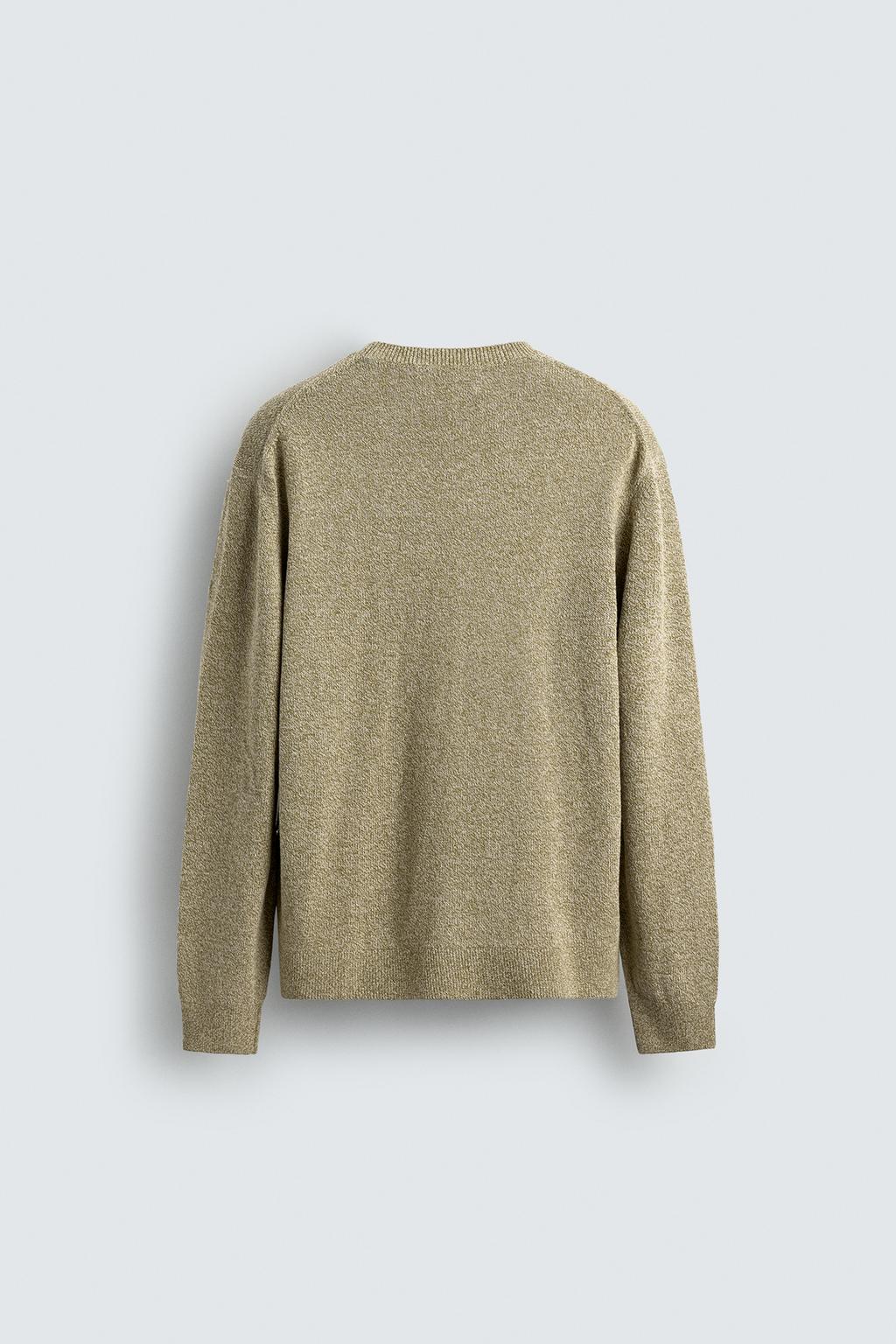 СВИТЕР ИЗ СМЕСОВОГО ХЛОПКА