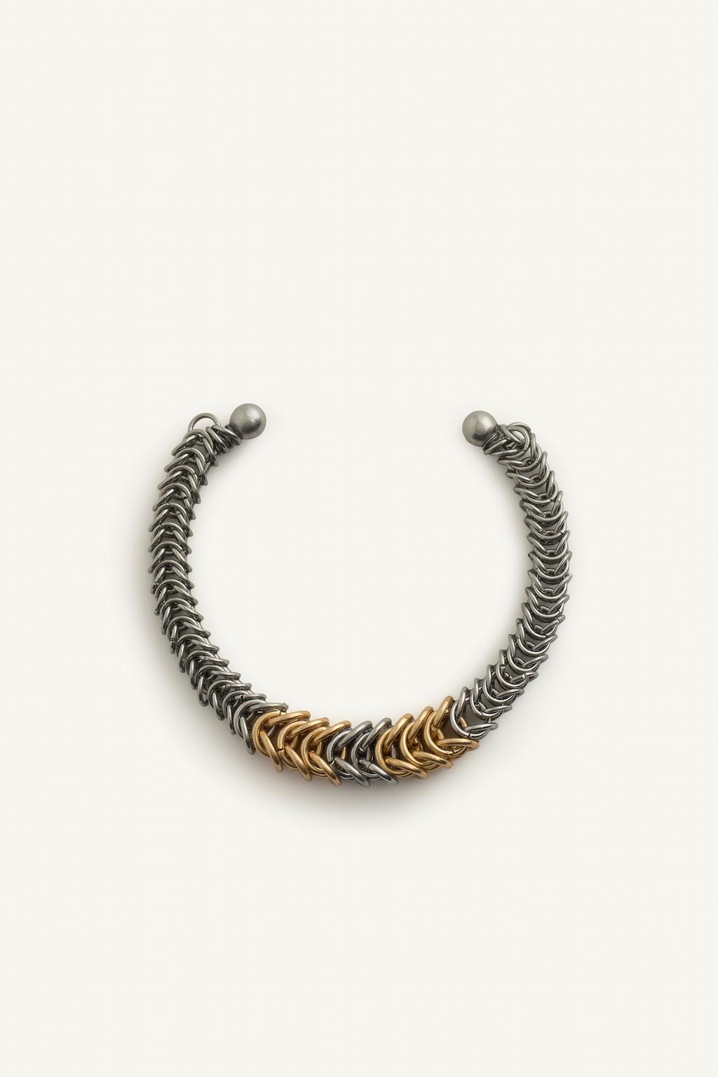 Браслет с металлической цепью 16