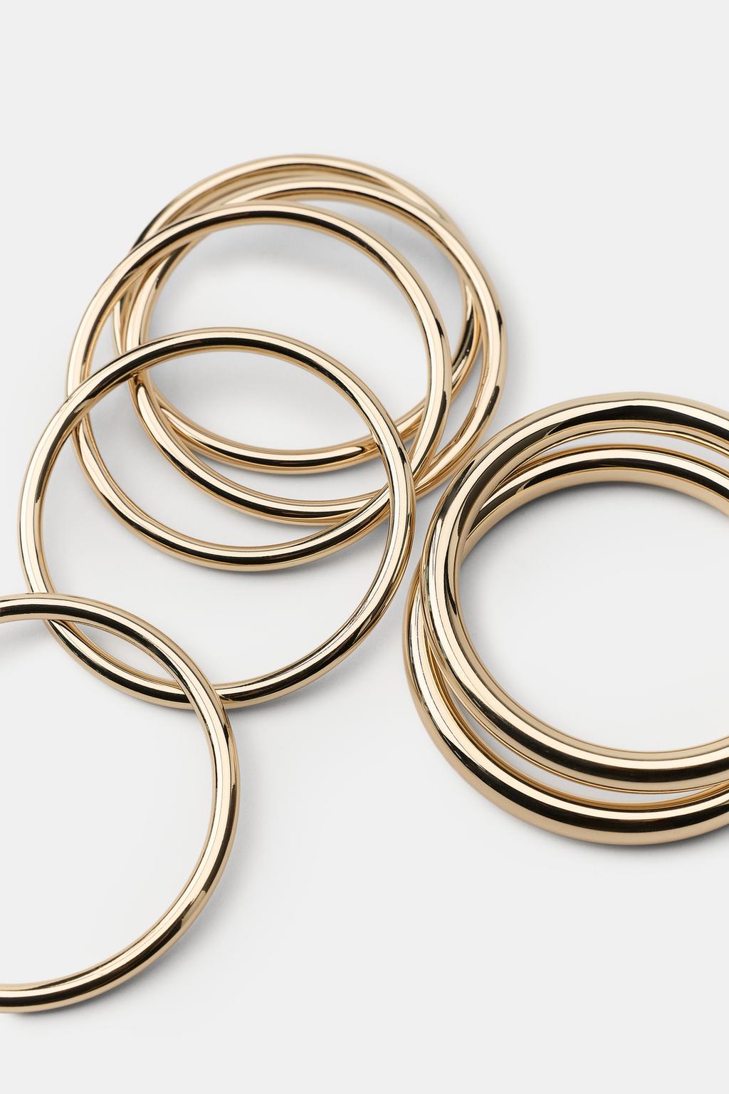 НАБОР ТОНКИХ ЖЕСТКИХ БРАСЛЕТОВ