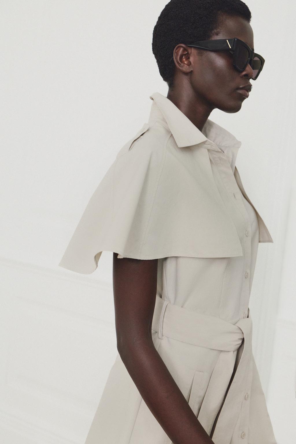 ПЛАТЬЕ-РУБАШКА С НАКИДКОЙ — ZW COLLECTION