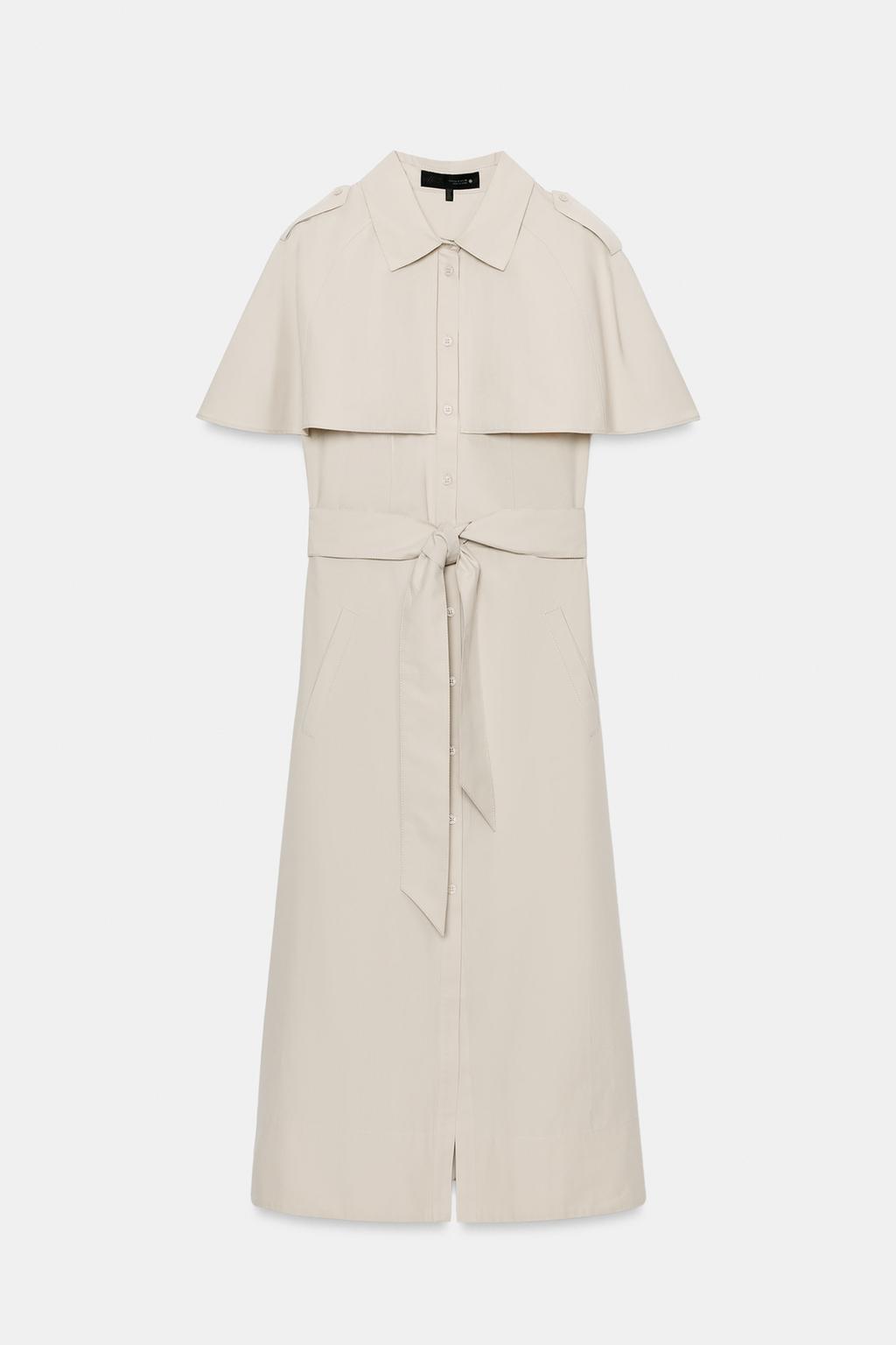 ПЛАТЬЕ-РУБАШКА С НАКИДКОЙ — ZW COLLECTION