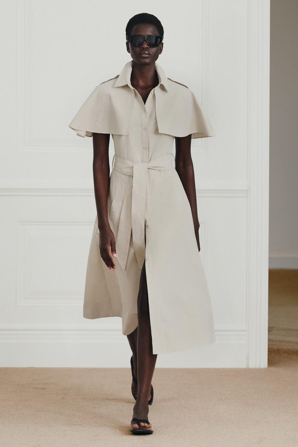 ПЛАТЬЕ-РУБАШКА С НАКИДКОЙ — ZW COLLECTION