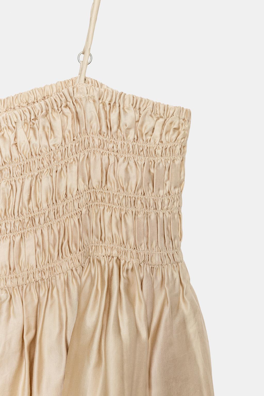 АТЛАСНЫЙ ТОП С КРУЖЕВОМ