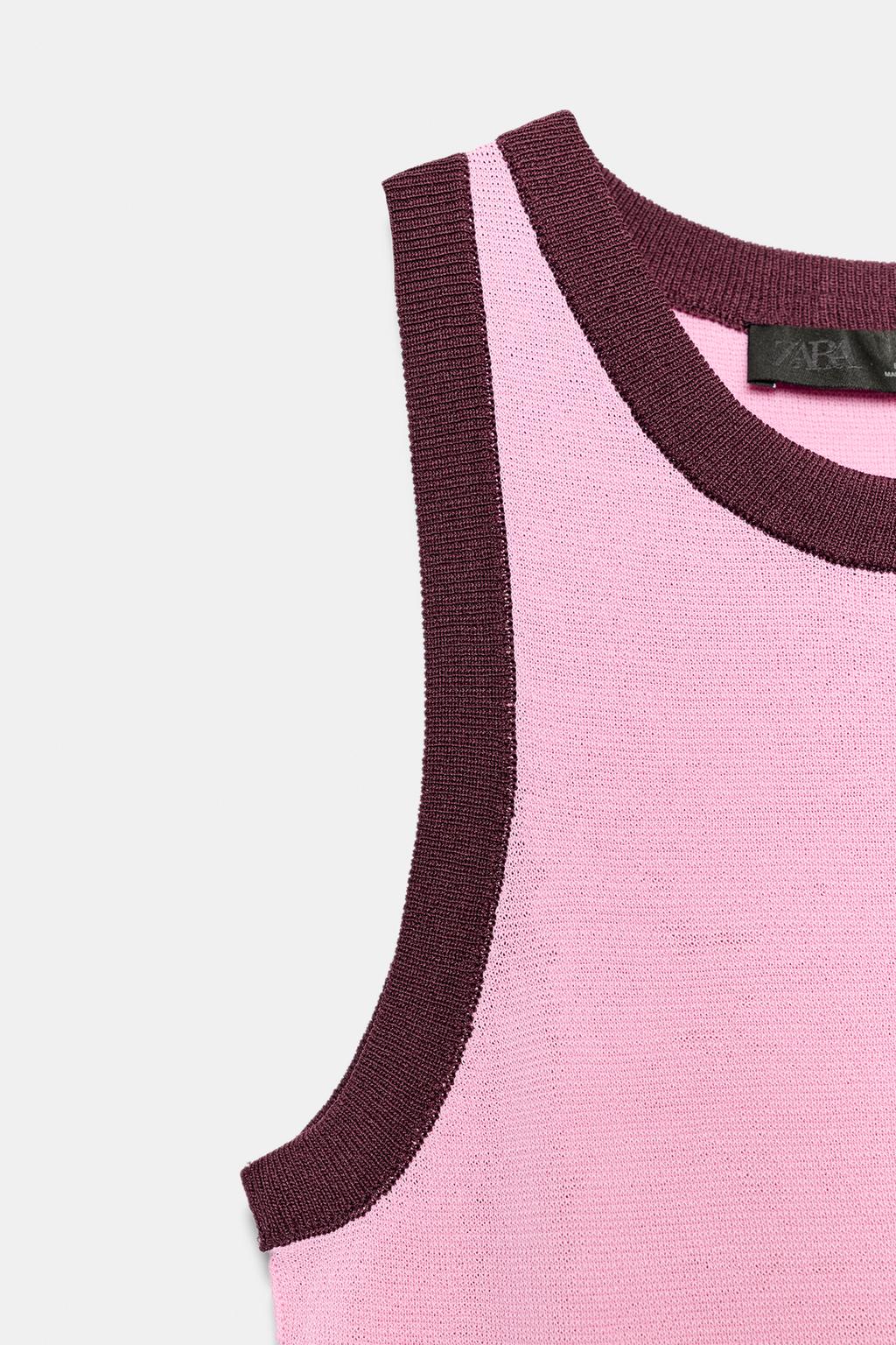 ТРИКОТАЖНЫЙ ТОП С ГОРЛОВИНОЙ ХАЛТЕР