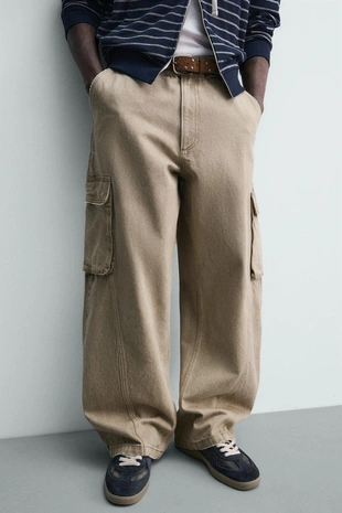 Брюки карго баллон- Заказать в России