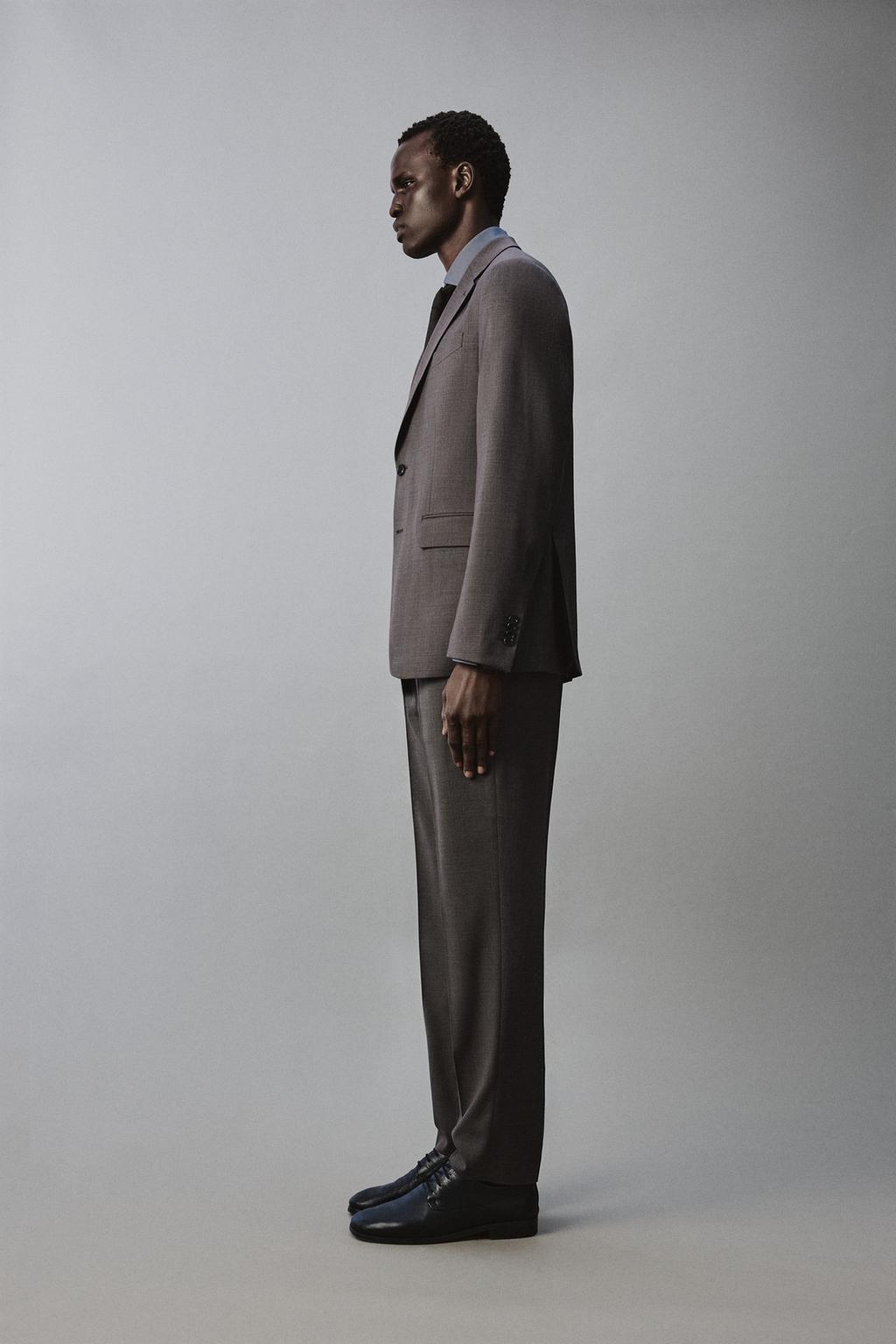 КОСТЮМНЫЕ БРЮКИ ИЗ РЕЛЬЕФНОЙ ТКАНИ