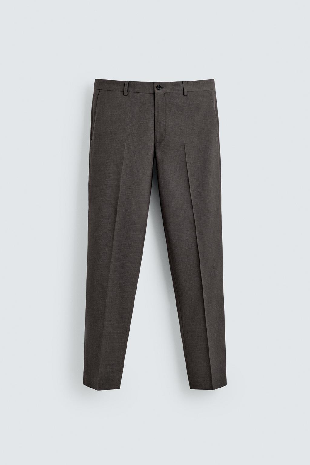 КОСТЮМНЫЕ БРЮКИ ИЗ РЕЛЬЕФНОЙ ТКАНИ