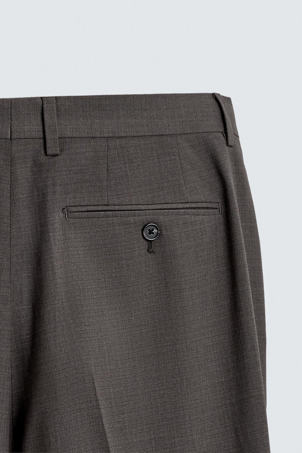 КОСТЮМНЫЕ БРЮКИ ИЗ РЕЛЬЕФНОЙ ТКАНИ