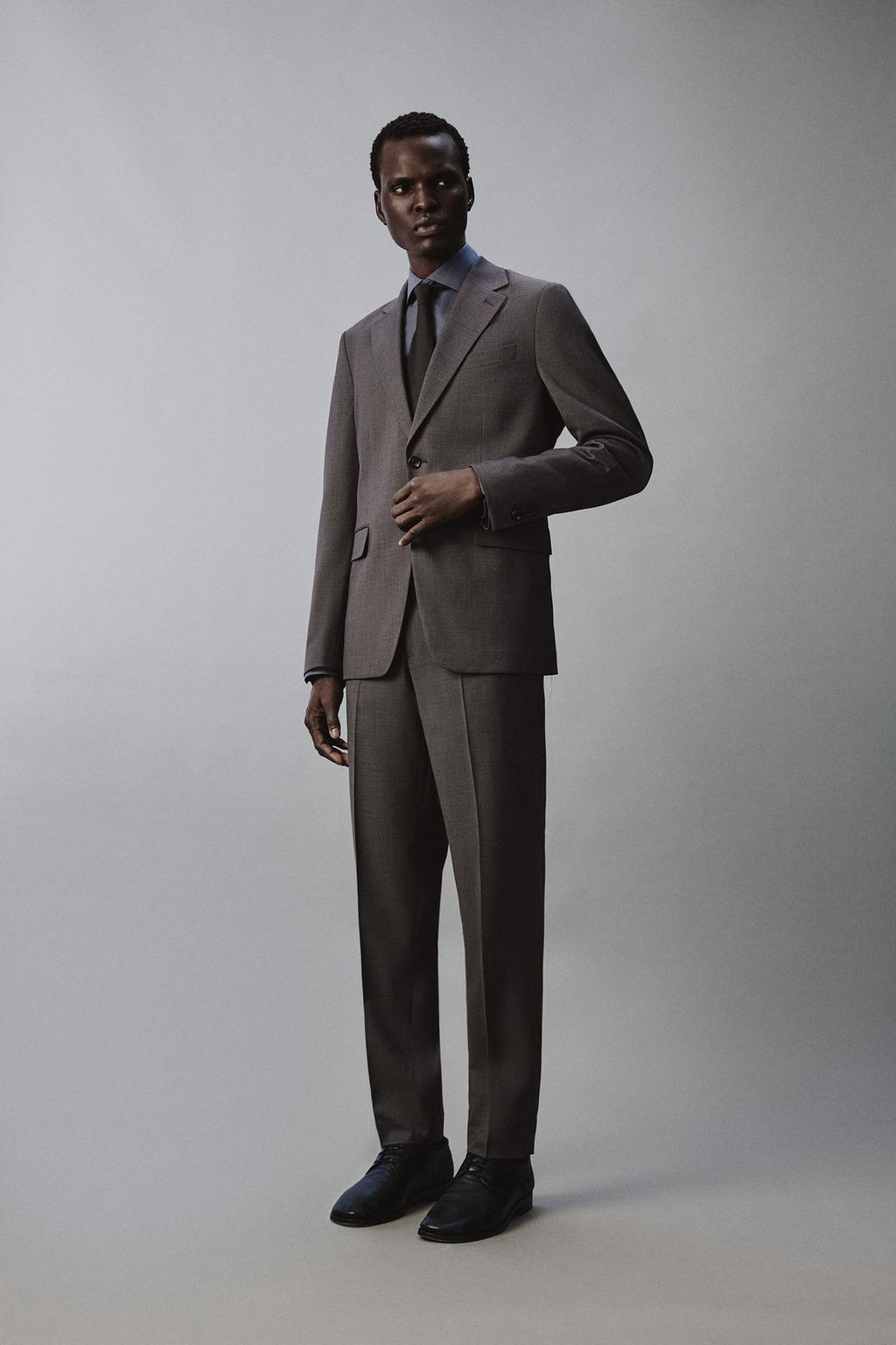 КОСТЮМНЫЕ БРЮКИ ИЗ РЕЛЬЕФНОЙ ТКАНИ