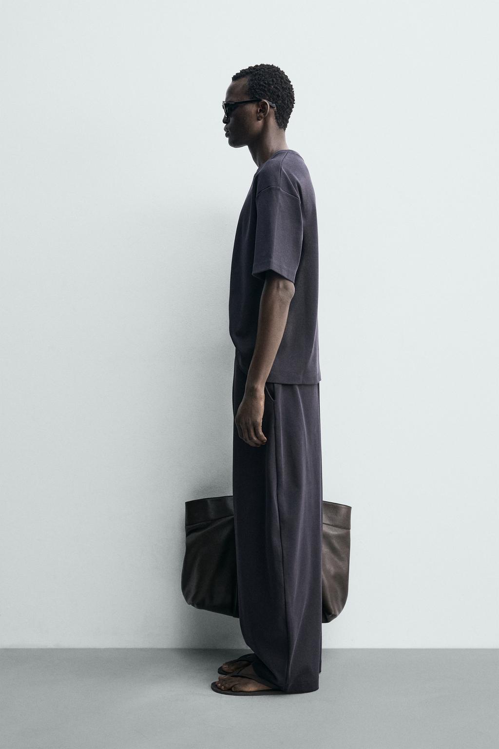 ДЖОГГЕРЫ BALLOON FIT ИЗ РУБЧАТОЙ ТКАНИ