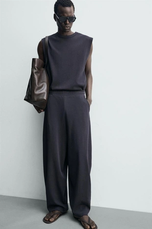 Джоггеры Balloon Fit из рубчатой ткани- Заказать в России