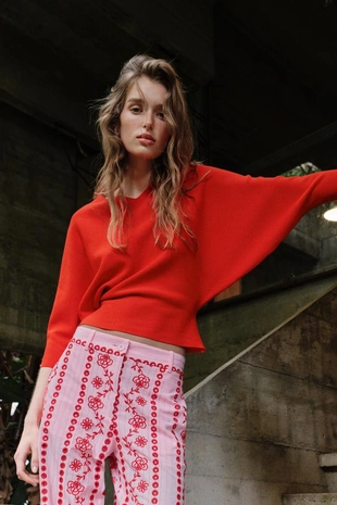 Купить Zara Джемпер с рукавами «воздушный шар»