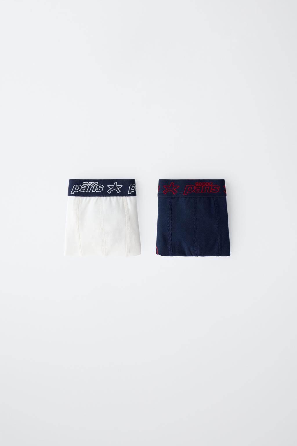 6-14 ЛЕТ/ НАБОР ИЗ ДВУХ ТРУСОВ-БОКСЕРОВ PSG ®