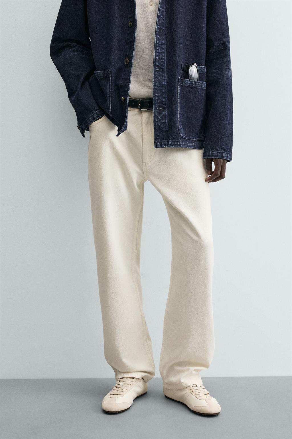 ДЖИНСЫ STRAIGHT FIT ИЗ ХЛОПКА И КОНОПЛИ