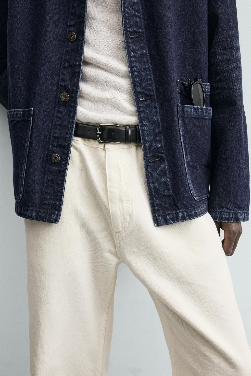 ДЖИНСЫ STRAIGHT FIT ИЗ ХЛОПКА И КОНОПЛИ