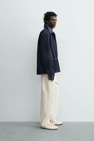 Джинсы Straight Fit из хлопка и конопли- Заказать в России